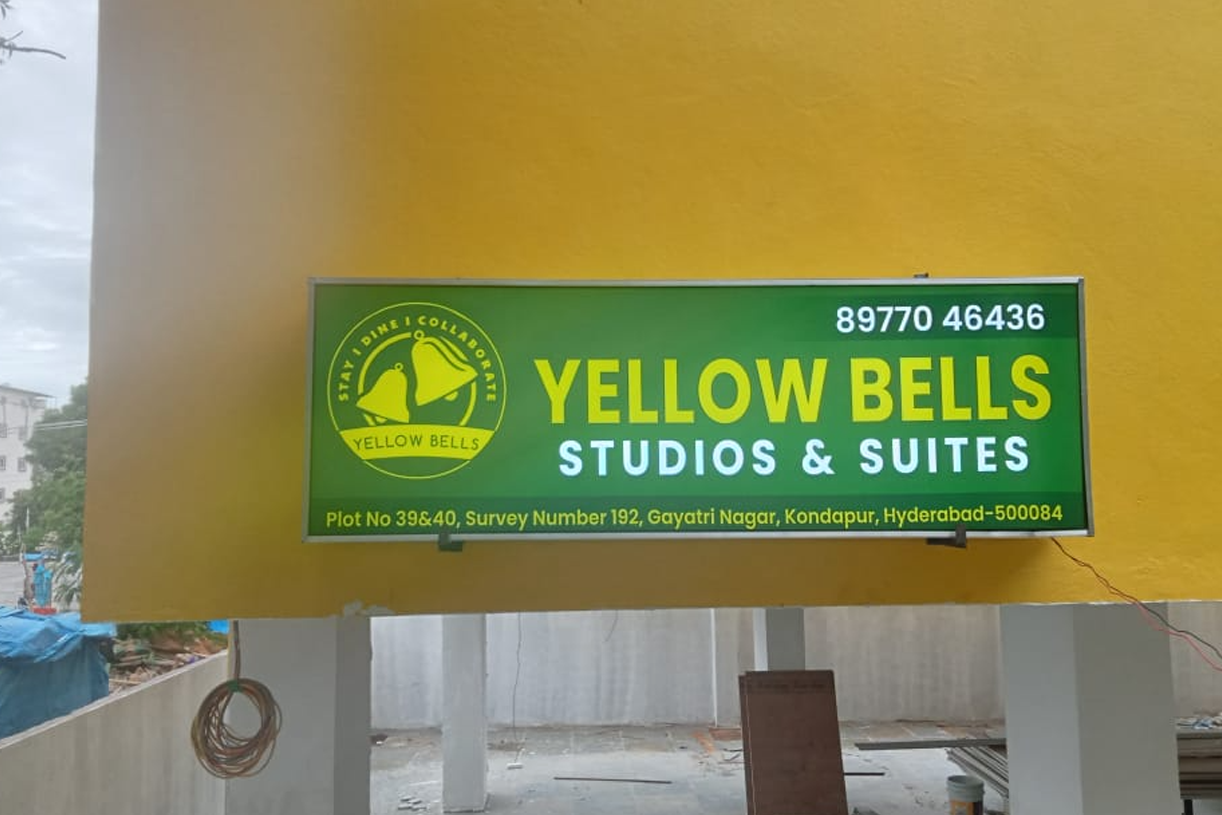 yellowbells-stuidos-board-by-hbssignages